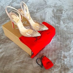 Christian Louboutin Spikaqueen Nude (After Sun) 38